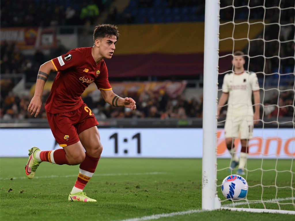 【意甲】AC米兰战平罗马 赖因德斯与迪巴拉各建一功